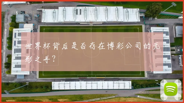 世界杯背后是否存在博彩公司的无形之手？